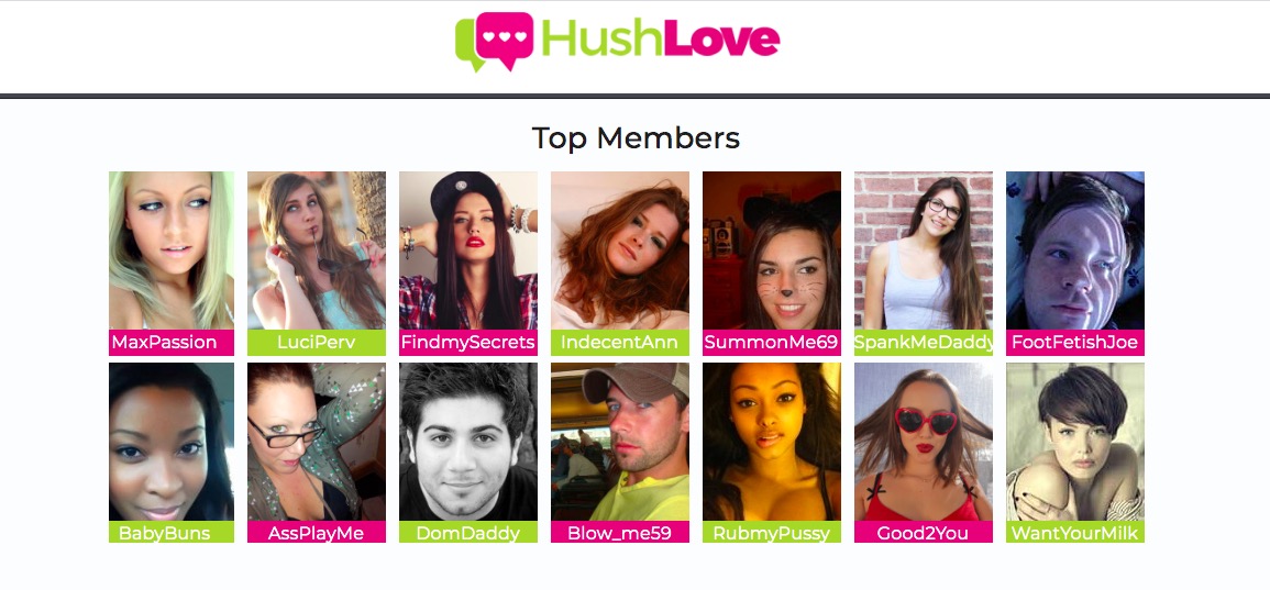 HushLove top members