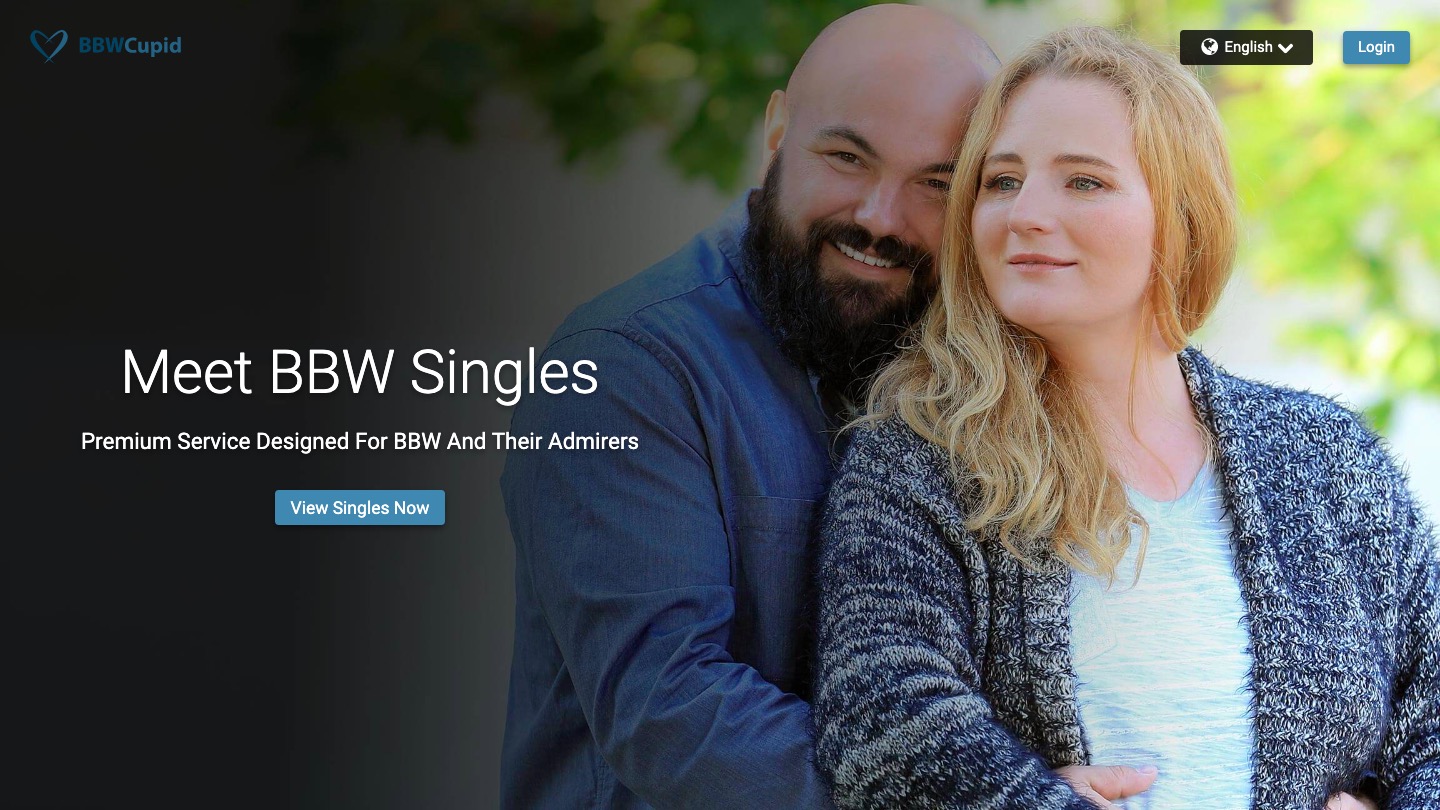 BBWCupid main page