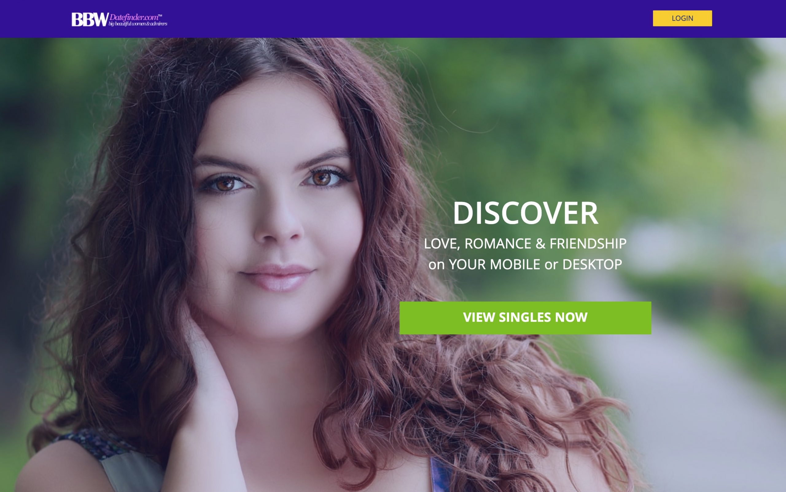 BBWDateFinder main page