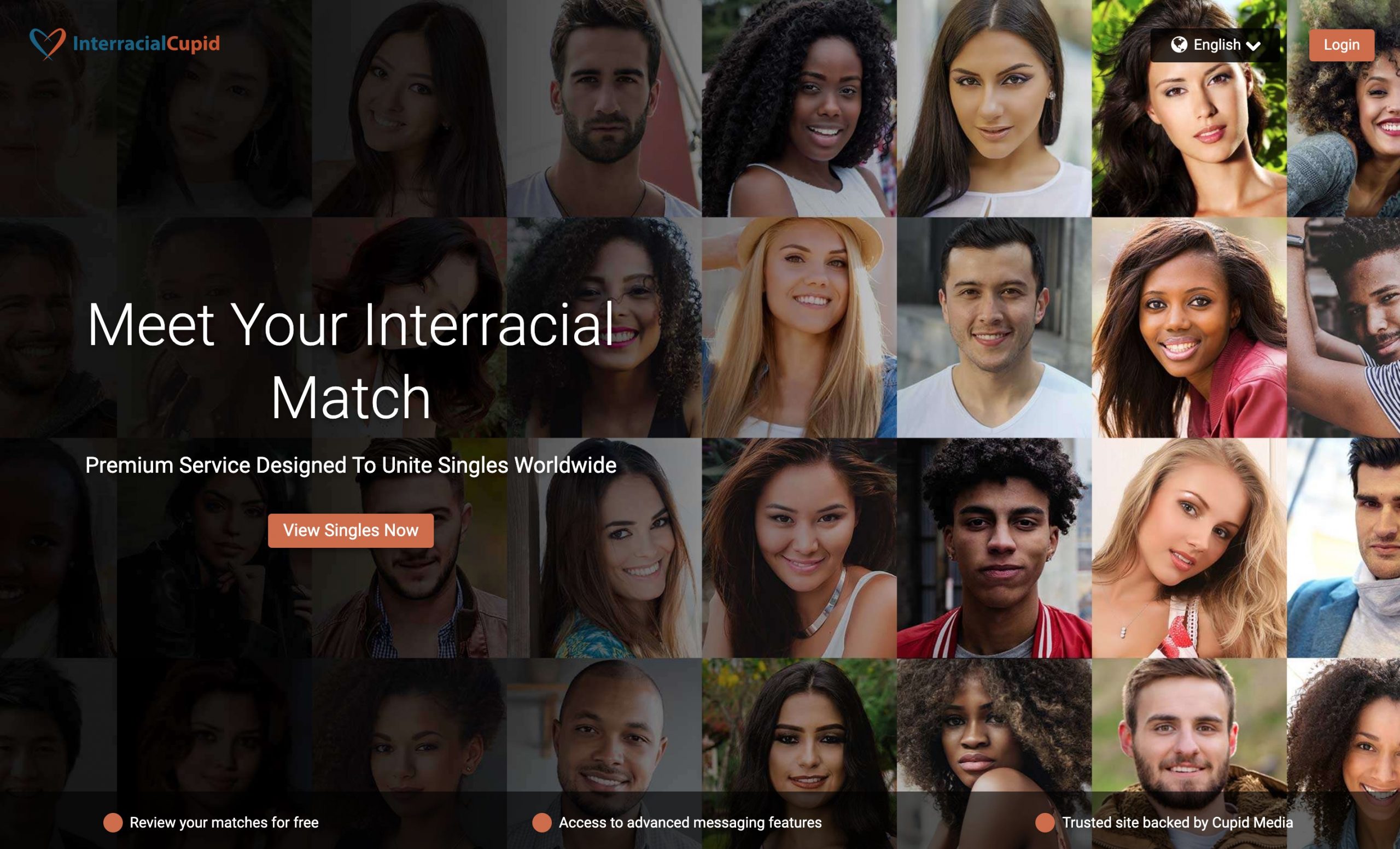 InterracialCupid main page